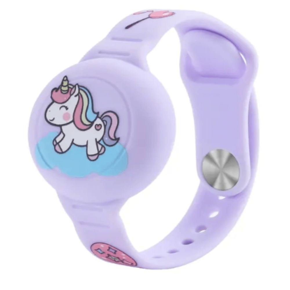 Kindersicheres GPS-Armband – Silikonhalterung für Tracker