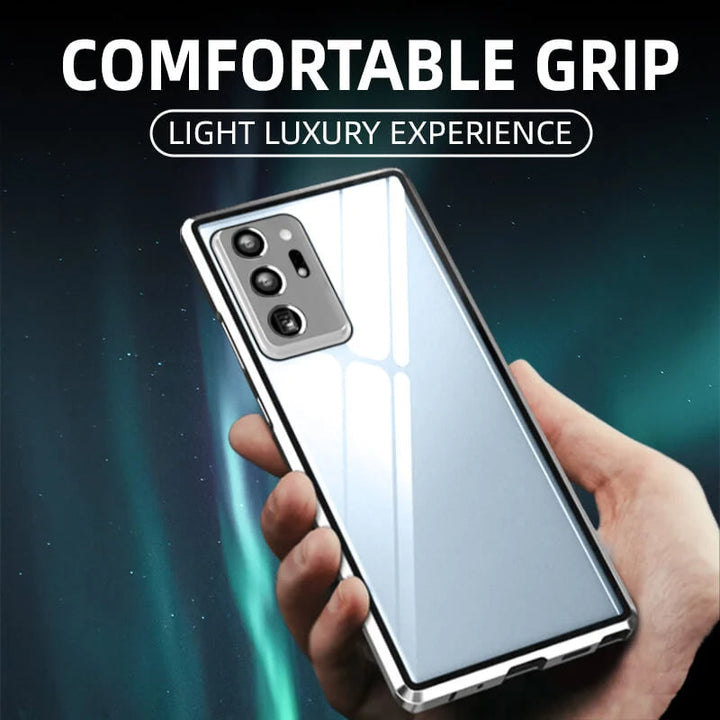 Sandsberg | Magnetische Samsung-Glashülle | Doppelseitiges Gehärtetes Glas