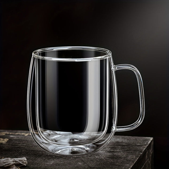 ThermoSip Doppelwandiger Glasbecher – Borosilikatglas, hitzebeständig und elegant