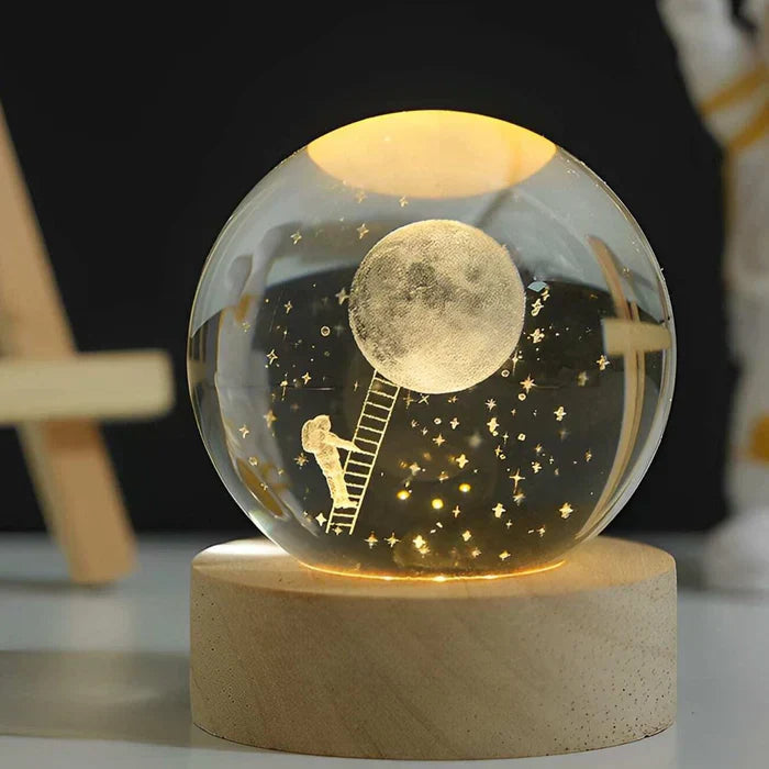 3D Kristall Galaxie Kugel | Karnz