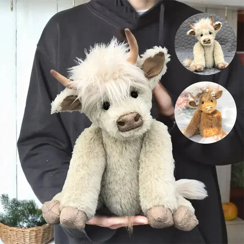 Plüsch-Kuschelkissen, Spielzeug aus der Hochlandkuh