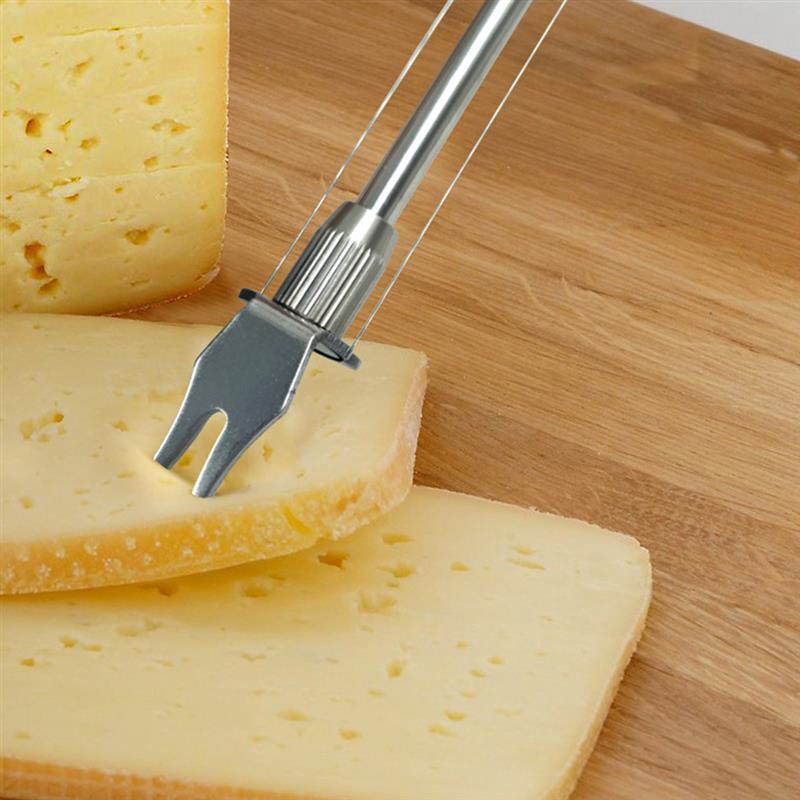 Käsebrett Doppel-Draht Käsemesser Verstellbarer Käse-Draht-Schneider | Karnz