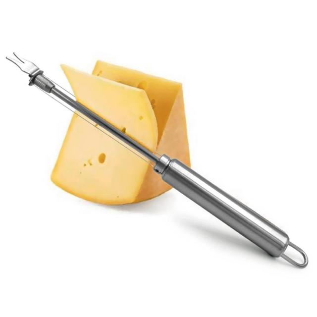 Käsebrett Doppel-Draht Käsemesser Verstellbarer Käse-Draht-Schneider | Karnz