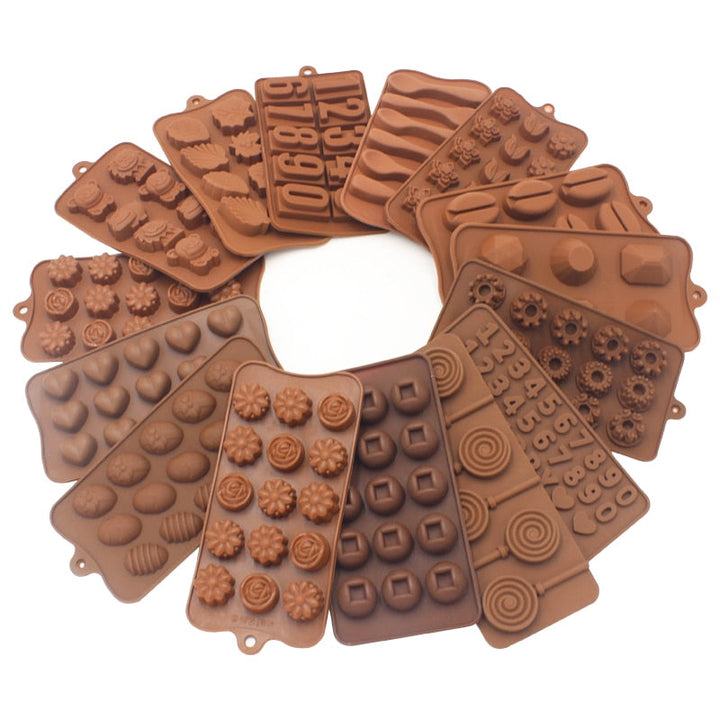 Schokoladenform Antihaft Herzblume Schokoladenkuchen Silikonform | Karnz