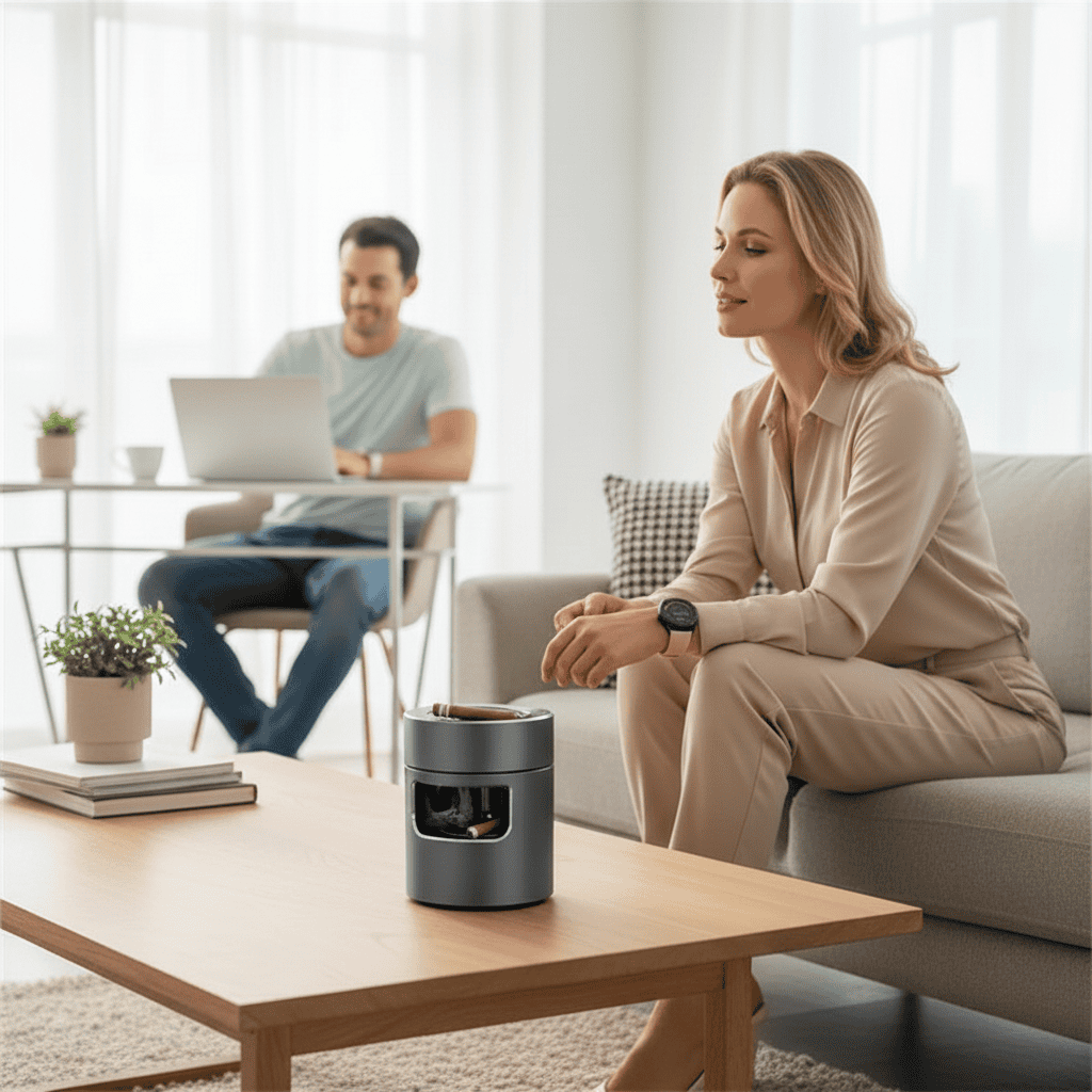 CLARASH – Intelligenter USB-Aschenbecher mit fortschrittlichem Luftfilter