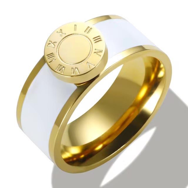 Karnz | Klassische römische Ziffern-Armband und Ringe