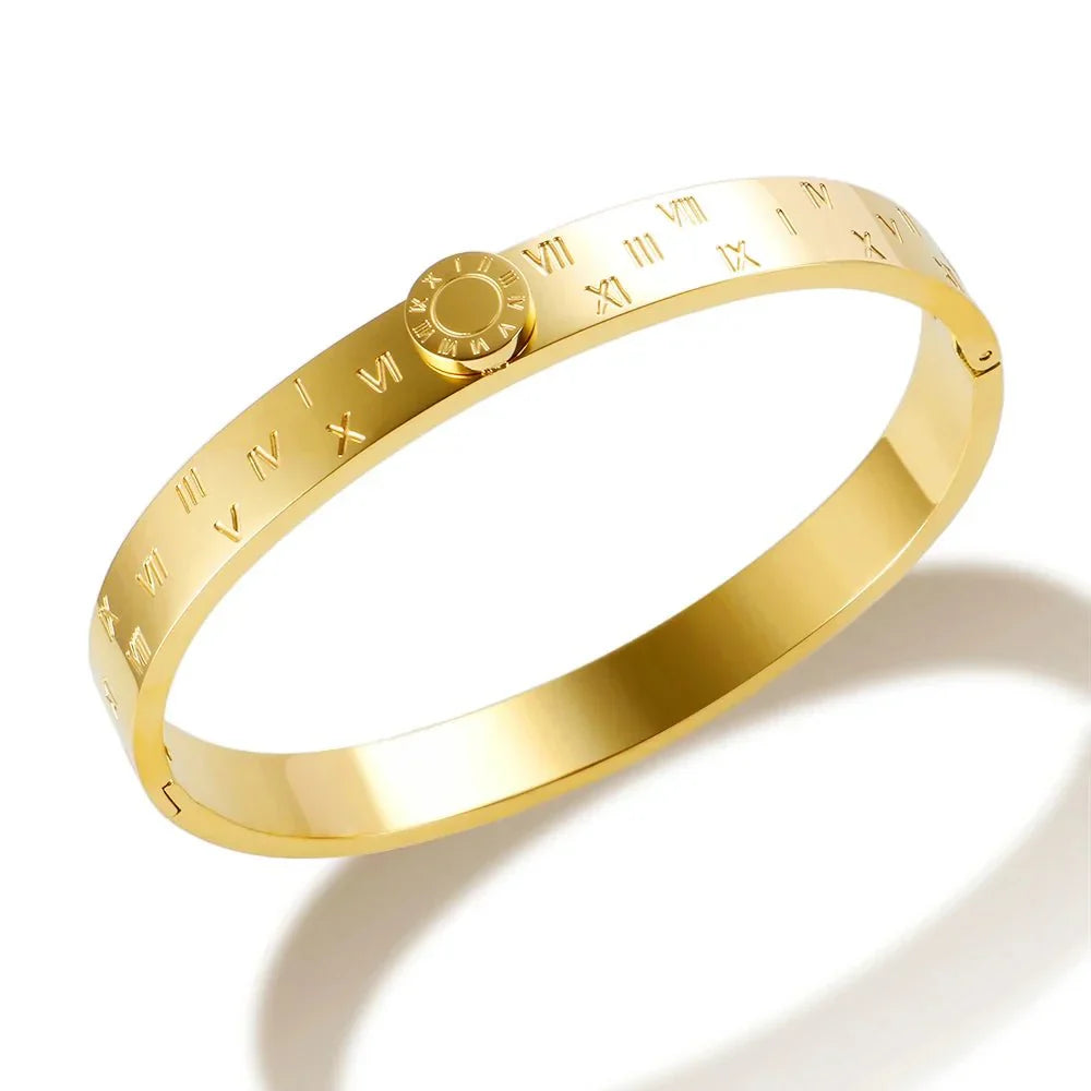 Karnz | Klassische römische Ziffern-Armband und Ringe