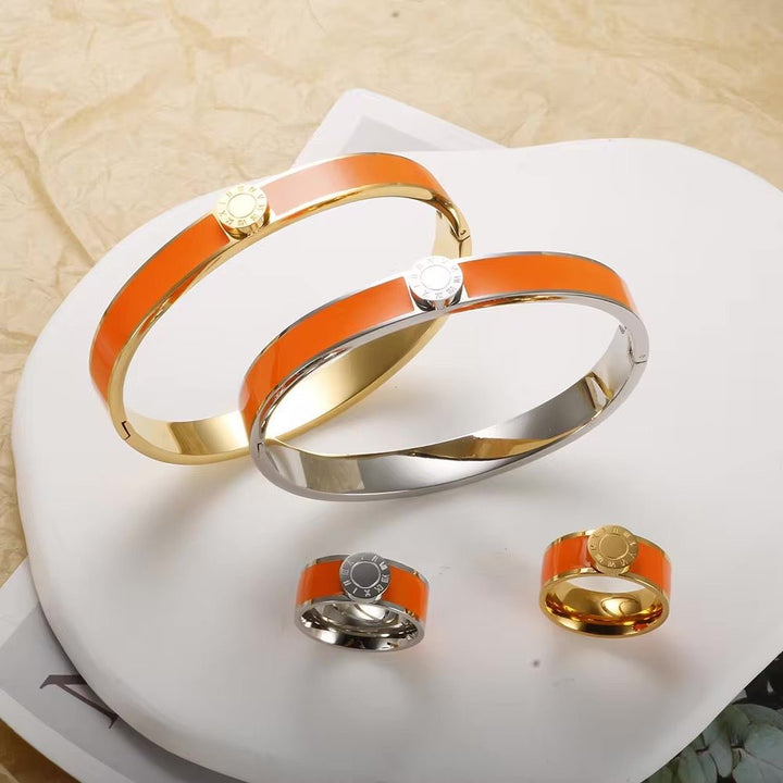 Karnz | Klassische römische Ziffern-Armband und Ringe