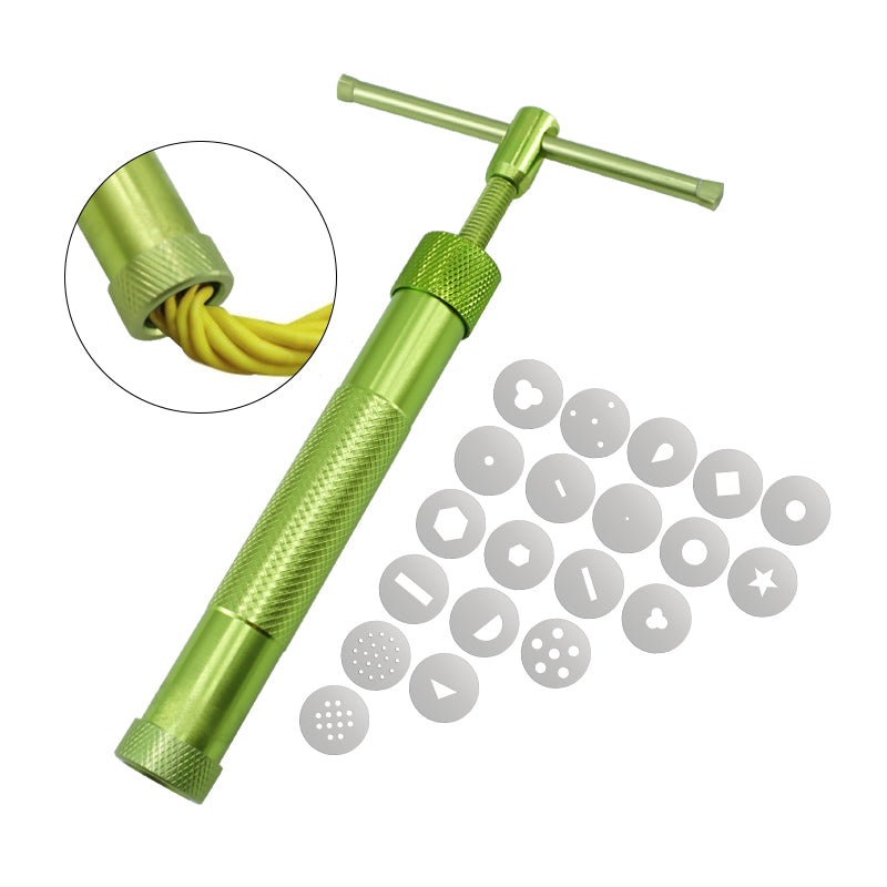 Clay Extruders Skulpturmaschine Gun Fondant Tortendekorationswerkzeuge | Karnz