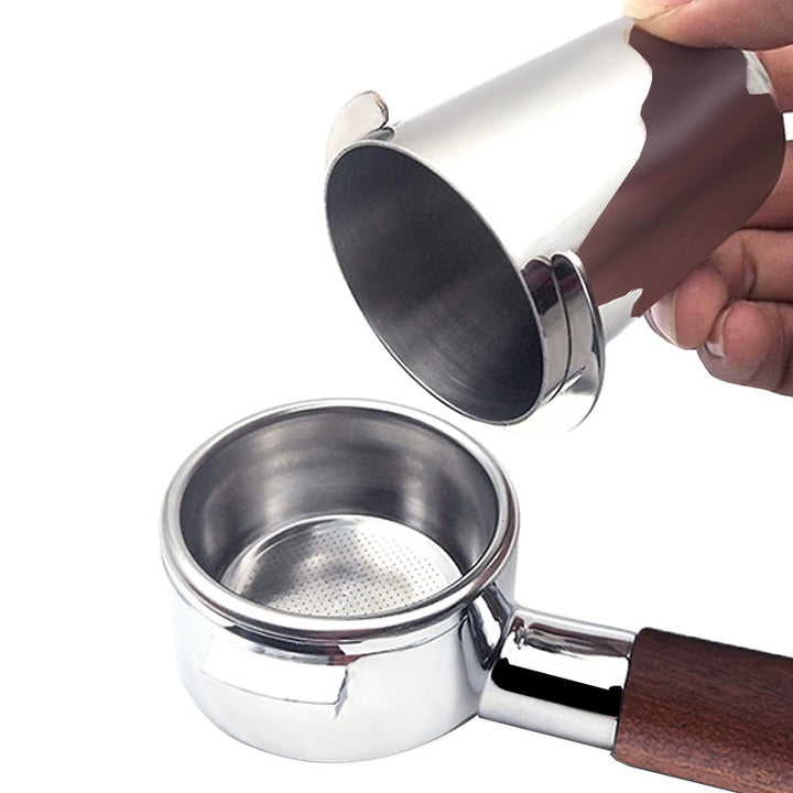 Kaffeemaßbecher Edelstahl Pulverteil passend für Espresso-Tamper | Karnz