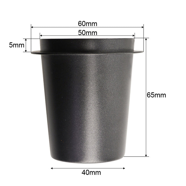 Kaffeemaßbecher Edelstahl Pulverteil passend für Espresso-Tamper | Karnz