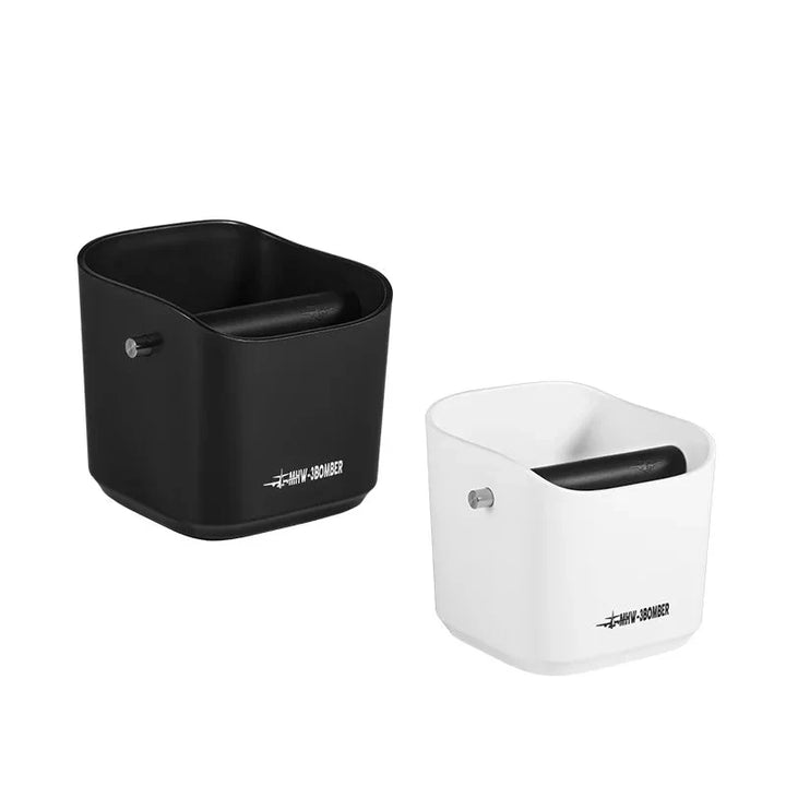 Kaffeesatz Schlagbox Quadrat Abnehmbare Schlagstange und Rutschfeste Basis | Karnz