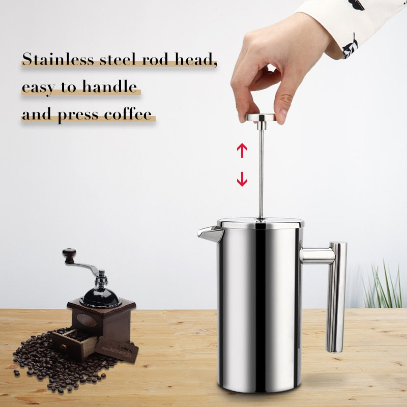 Kaffeemaschine French Press Edelstahl Espressokaffeemaschine | Karnz