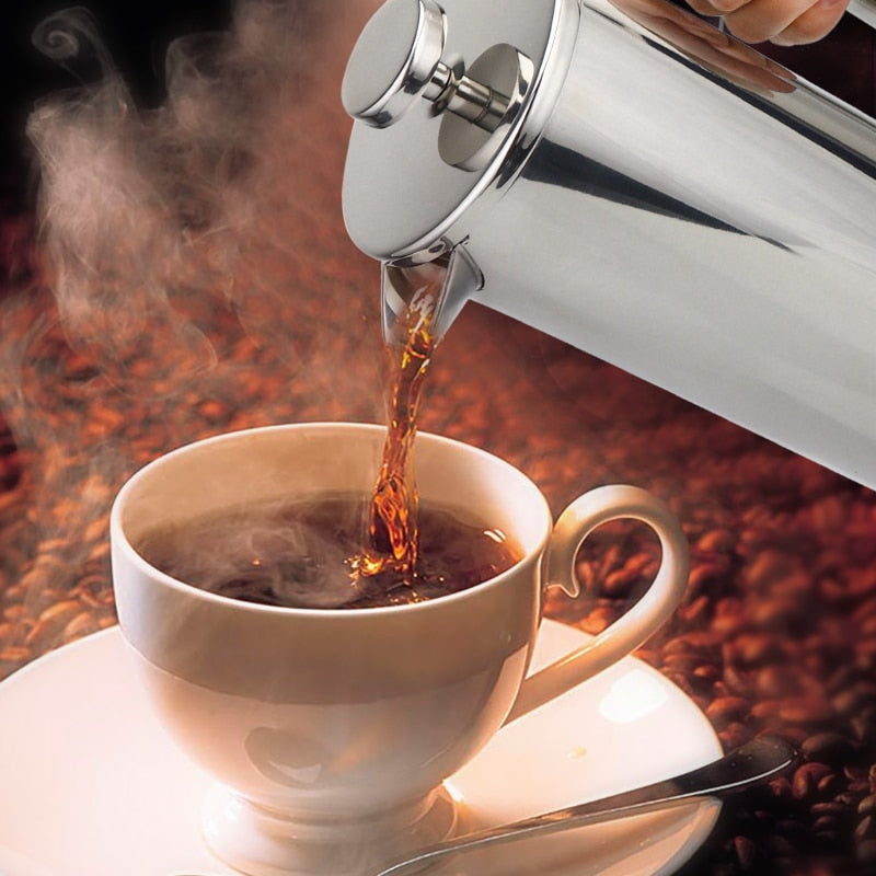 Kaffeemaschine French Press Edelstahl Espressokaffeemaschine | Karnz
