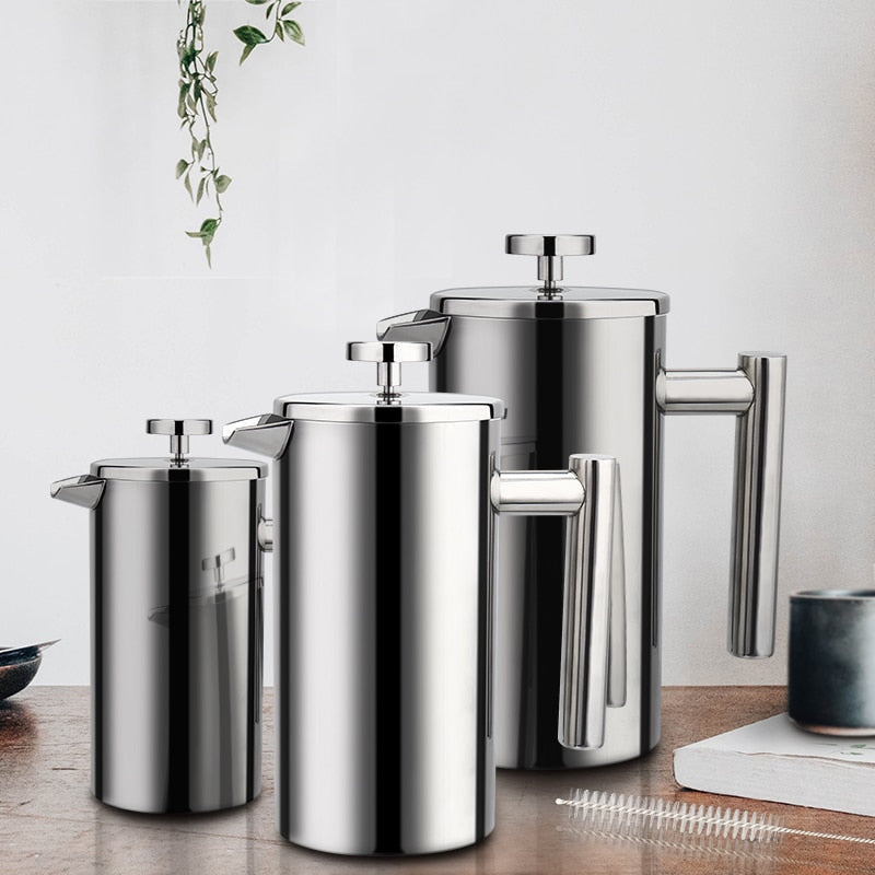 Kaffeemaschine French Press Edelstahl Espressokaffeemaschine | Karnz