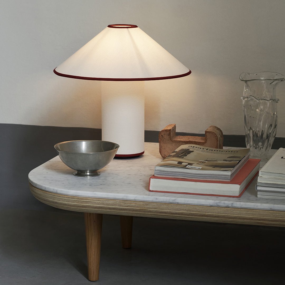 Tischlampe mit Stoffschirm – Lunara | Karnz