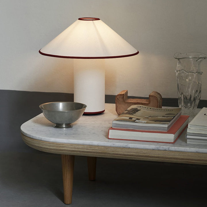 Tischlampe mit Stoffschirm – Lunara | Karnz