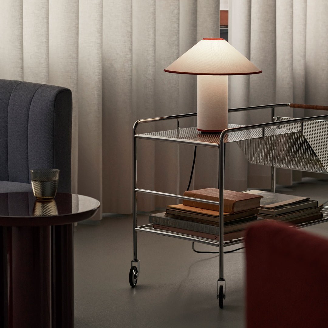 Tischlampe mit Stoffschirm – Lunara | Karnz