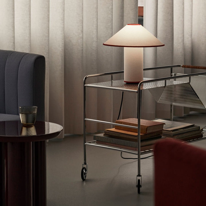 Tischlampe mit Stoffschirm – Lunara | Karnz