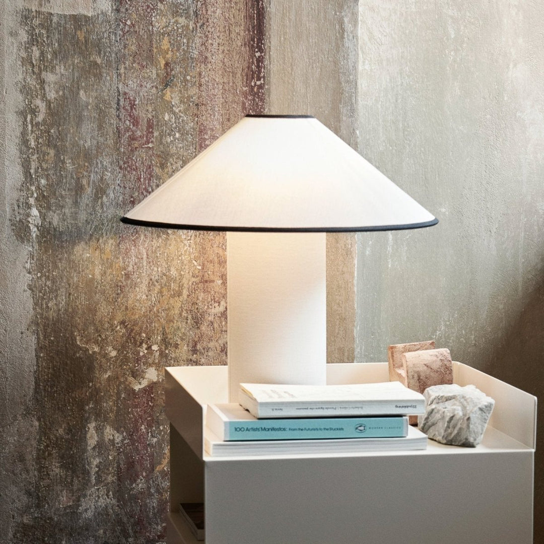 Tischlampe mit Stoffschirm – Lunara | Karnz