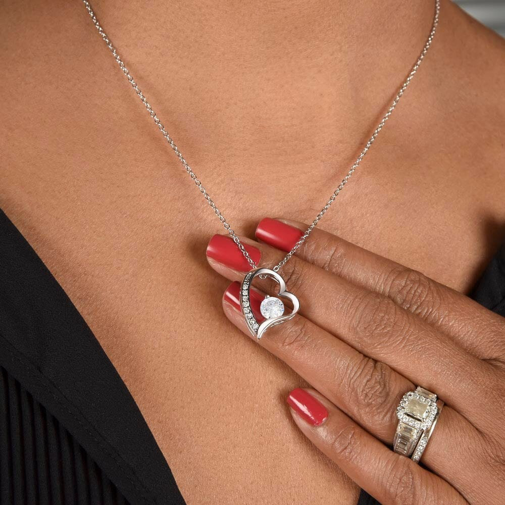 Karnz | Ewige Rosenbox "Für Meine Liebe" Mit Diamant-Herz-Halskette