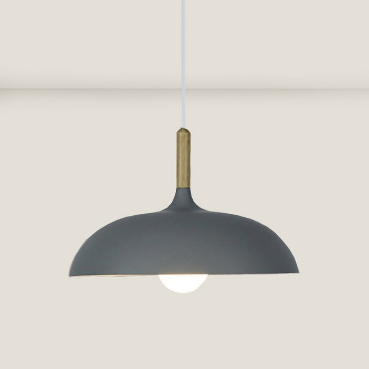 Eichenholz Deckenleuchte in Nordischem Design – LED Holz Plafondlampe | Karnz