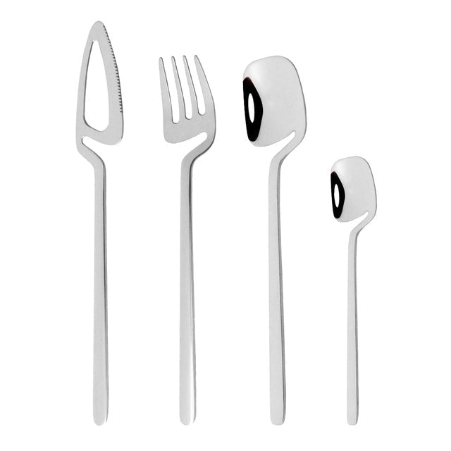 Farbenfrohes Besteckset Messer Gabel Teelöffel Abendessen Geschirr | Karnz