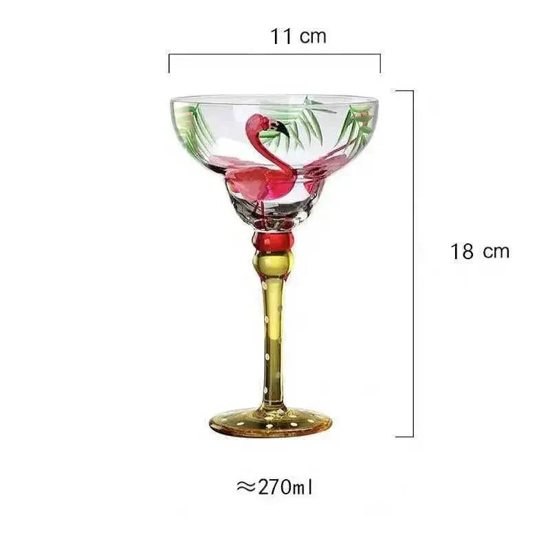Buntes Margarita-Cocktailglas