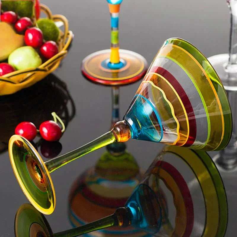 Buntes Margarita-Cocktailglas