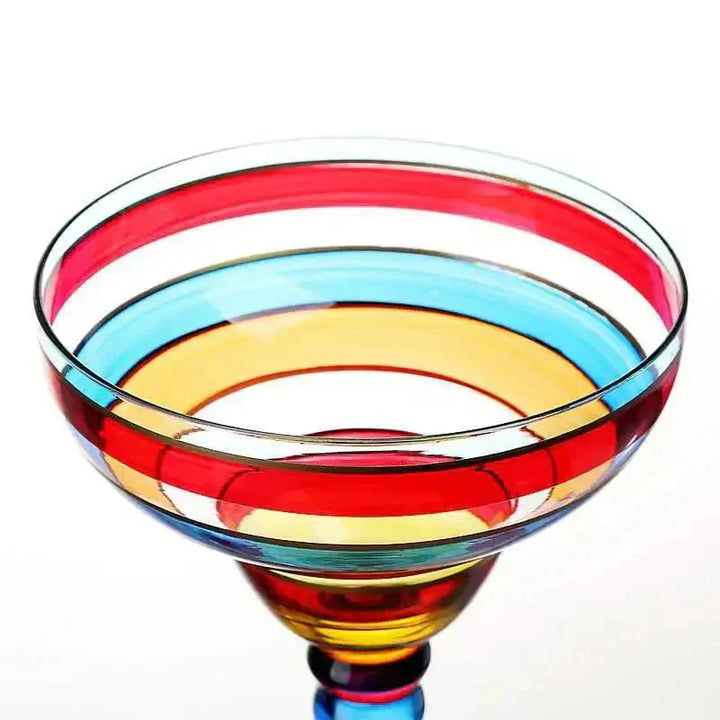 Buntes Margarita-Cocktailglas