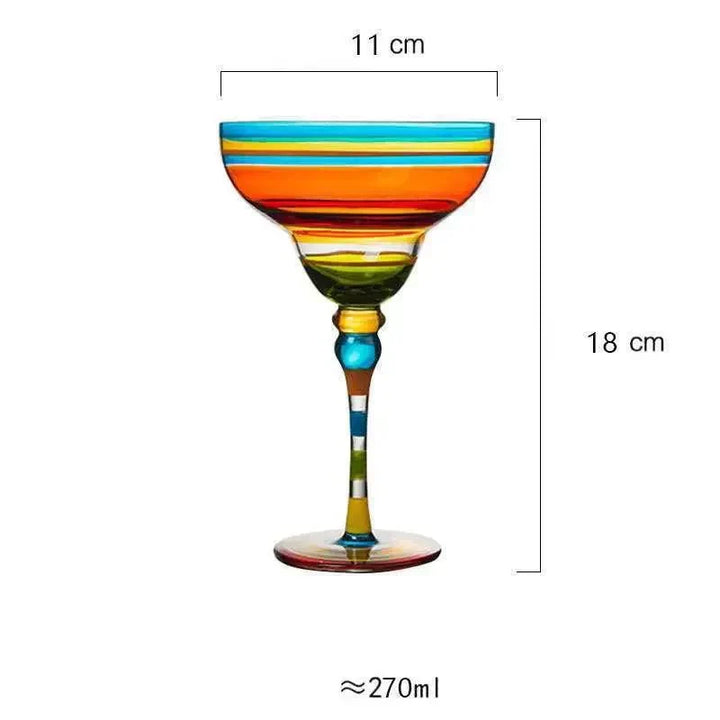 Bunter Margarita Cocktailglas