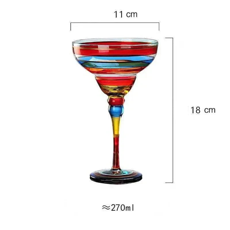 Bunter Margarita Cocktailglas