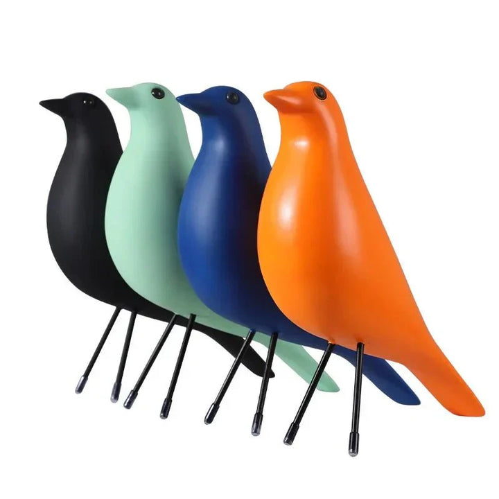 Buntes Neuheits-Bird House Ornament Harz Skulptur Dekor | Karnz