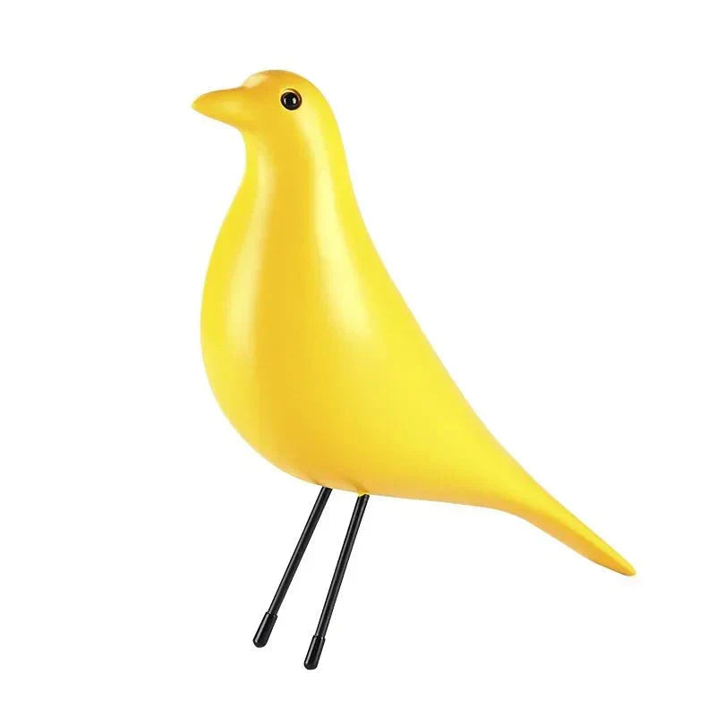 Buntes Neuheits-Bird House Ornament Harz Skulptur Dekor | Karnz