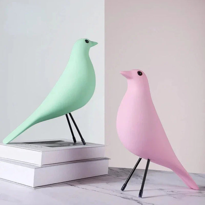 Buntes Neuheits-Bird House Ornament Harz Skulptur Dekor | Karnz