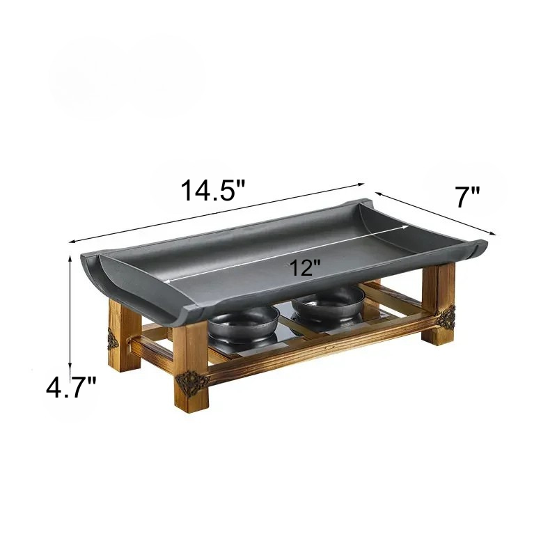 Kommerzielle Antihaft-BBQ-Platte Backform Gegrillter Fisch Eisenplatte | Karnz