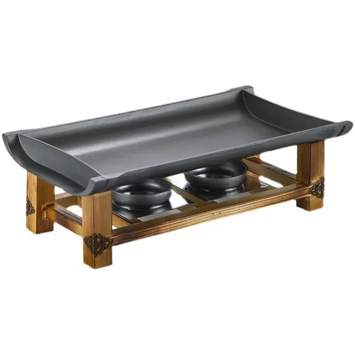 Kommerzielle Antihaft-BBQ-Platte Backform Gegrillter Fisch Eisenplatte | Karnz