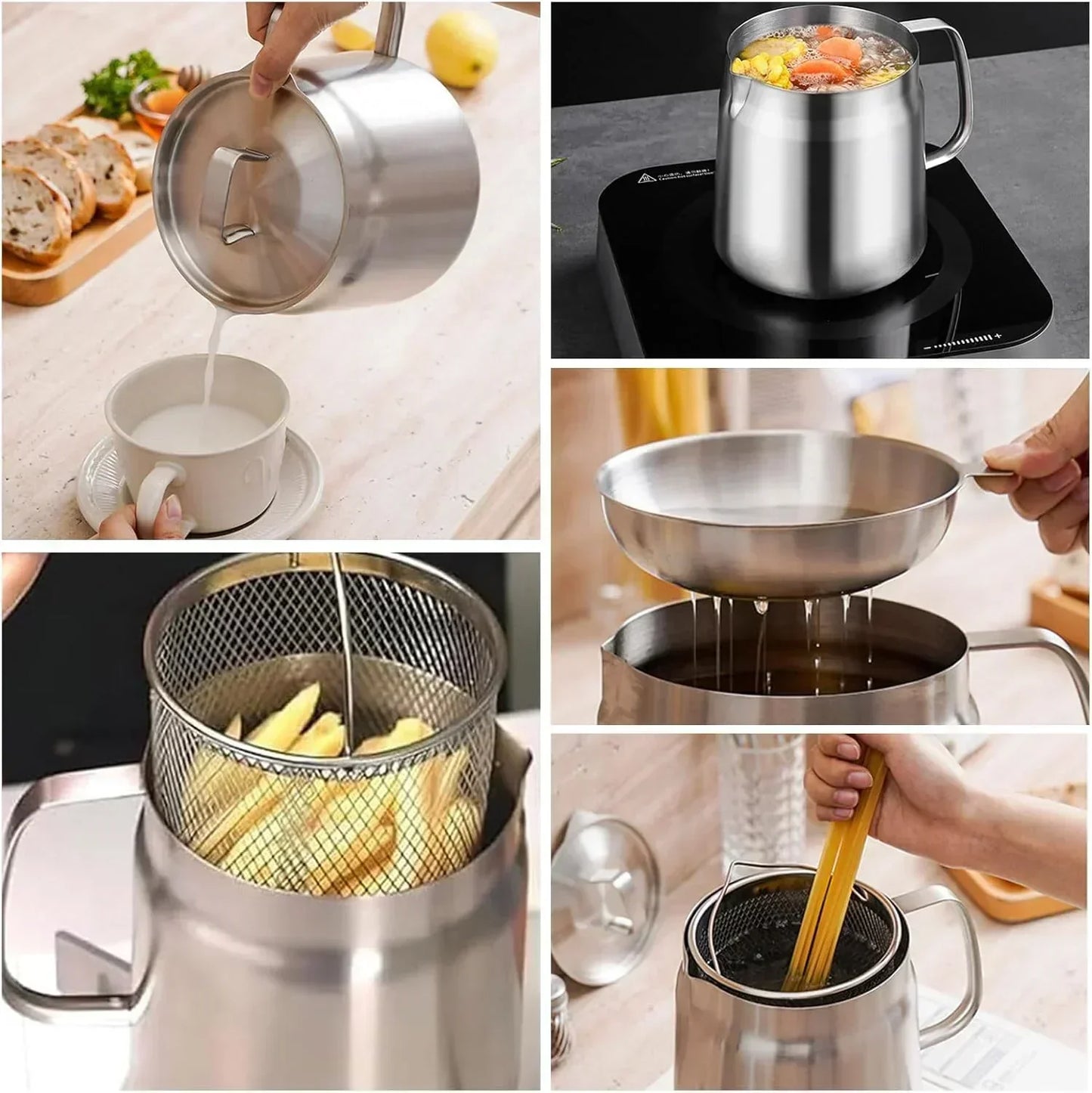 Kompakte runde Fritteuse - SnackMaster Pro