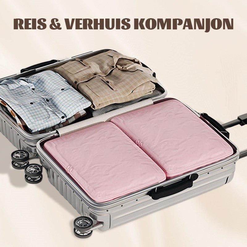 Kompressions-Aufbewahrungsbeutel – Platzsparend für Zuhause und unterwegs – Komprimierung ohne Vakuum – Wasserdichtes Nylon – Strapazierfähig und leicht