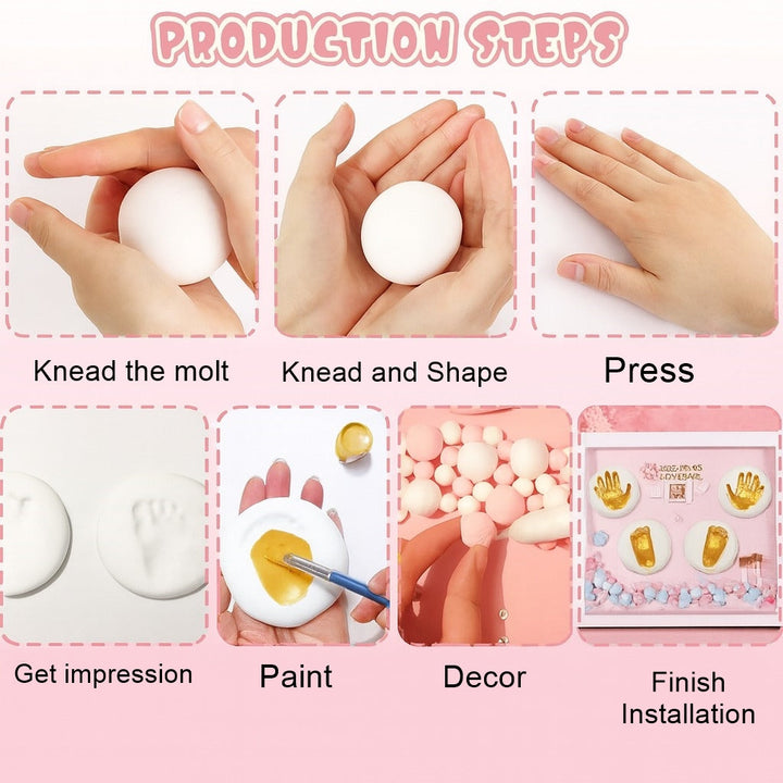 Forever Baby Story DIY Hand- und Fußabdruckset | Karnz