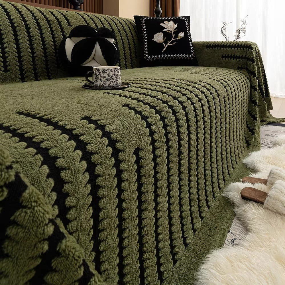 Sofabezug im Vintage-Stil, getuftet, Mikrofaser-Design