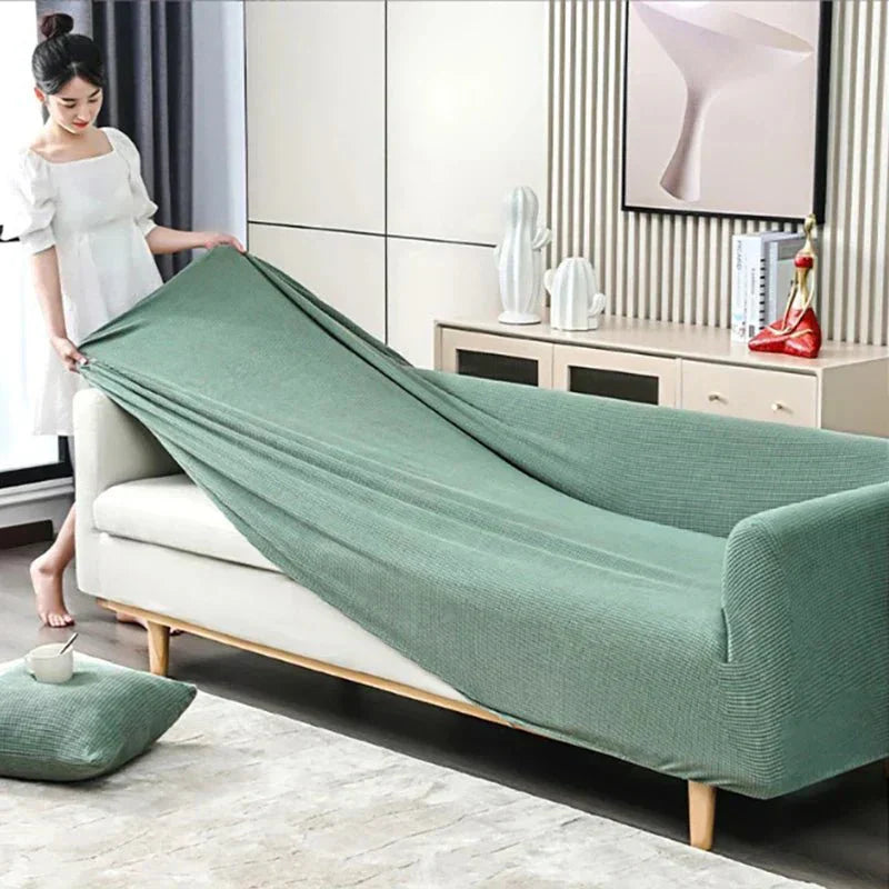 SNUGJACQ – Weicher Jacquard-Sofabezug mit rutschfester Passform