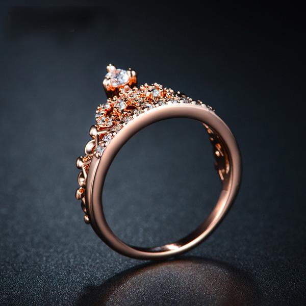 Rose-Gold-Rundschnitt-Ring | Karnz