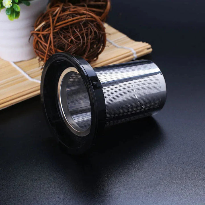 Kreatives Design Glas Teekanne für TeBlumen mit abnehmbarem Stahlfilter | Karnz