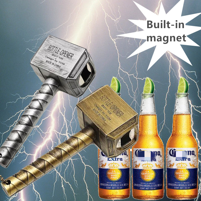 Kreative Retro Bierflaschenöffner Hammerförmiger Bierkorkenzieher | Karnz