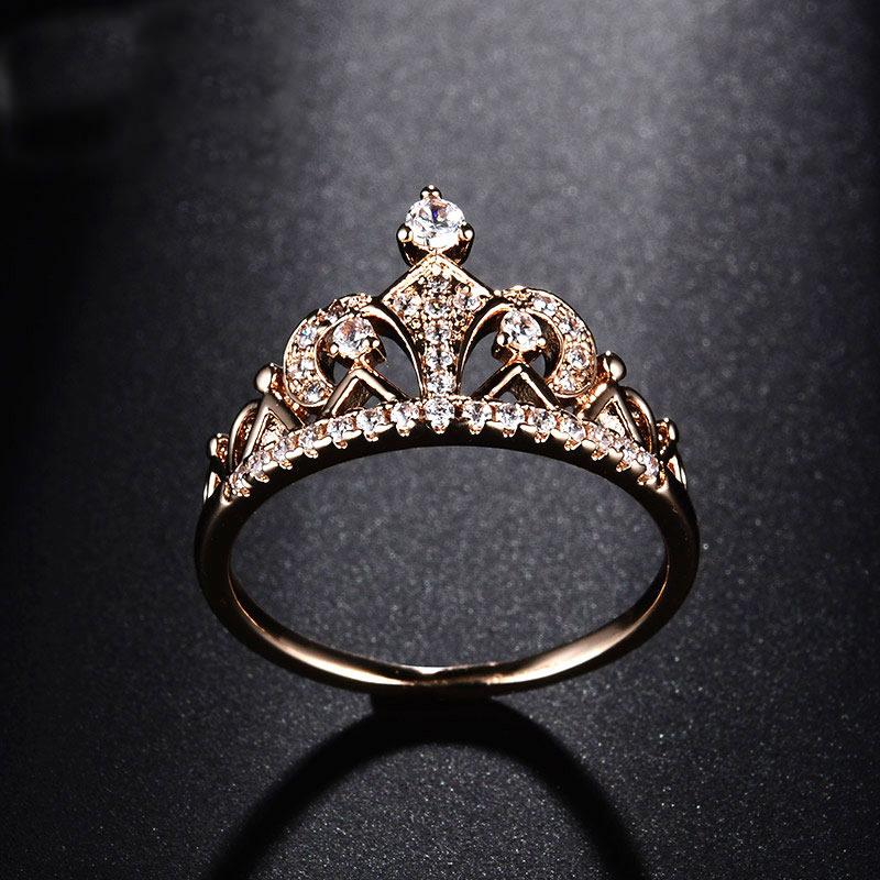 Cubic Zirkonia Prinzessin Krone Ring | Karnz