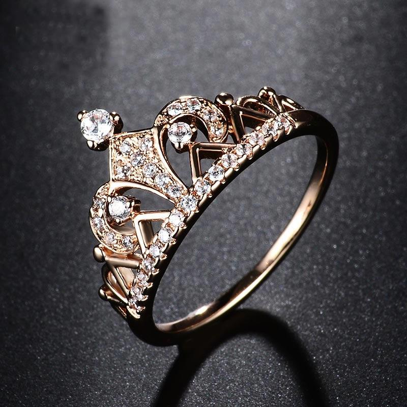 Cubic Zirkonia Prinzessin Krone Ring | Karnz