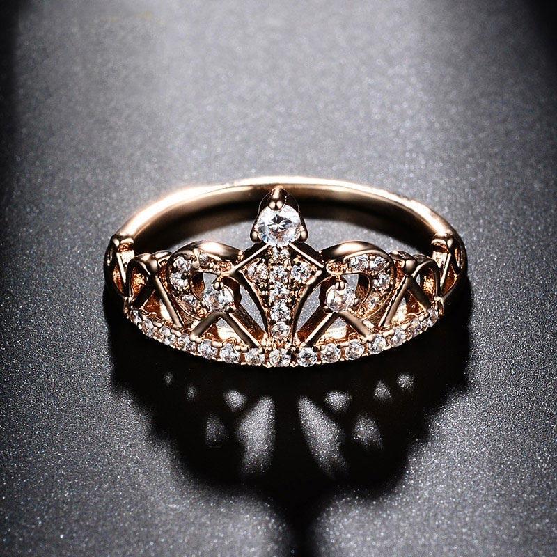 Cubic Zirkonia Prinzessin Krone Ring | Karnz