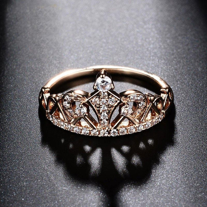 Cubic Zirkonia Prinzessin Krone Ring | Karnz