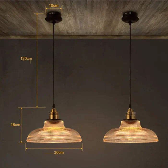 Decken Glas Pendelleuchte | Karnz